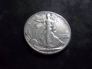 1943 D Walker Half Dollar