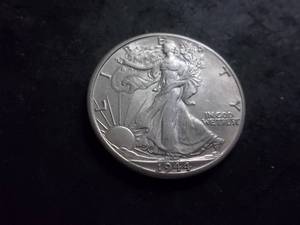 1944 D Walker Half Dollar