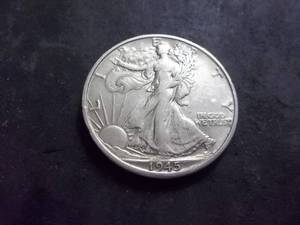 1945 S Walker Half Dollar