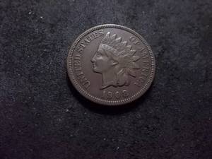 1908 S Indian Head Cent Key Coin
