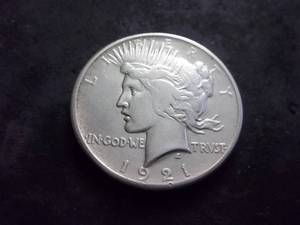 1921 Peace Silver Dollar