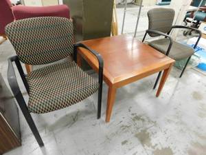 lot 30 image: Reception Area Chairs & Table