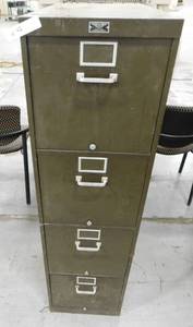 lot 42 image: GF File Cabinet - 15 x 52.5 x 28(d)