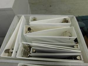 lot 69 image: Box of 3-ring Binders