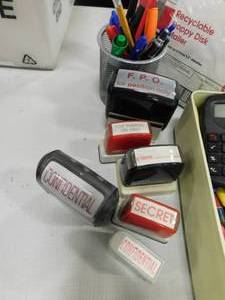 lot 72 image: Misc. Office Supplies