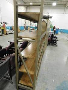 lot 91 image: Storage Shelving Unit - 77(w) x 72(h) x 17(d) #3