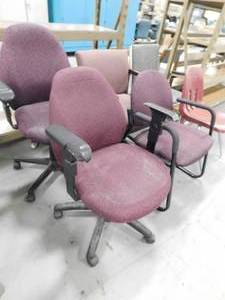 lot 101 image: 6 - Office Chairs