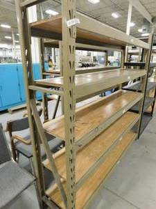 lot 102 image: Storage Shelving Unit - 77(w) x 72(h) x 17(d) #4