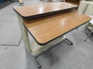 lot 130 image: Rolling Desk - 42 x 36 x 28.5(d)