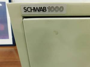 lot 135 image: Schwab 1000 Fire Proof File Cabinet - 19.5 x 53.5(h) x 31(d)