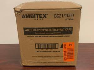White Bouffant Caps