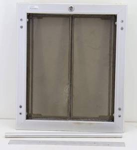 lot 38 image: Aluminum Frame Dog Door