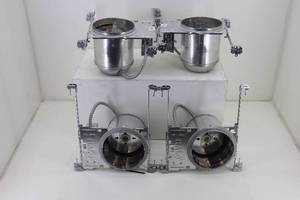 lot 43 image: (4) 6 IC Rated Recessed Cans