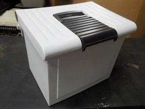 Plastic File with Folders unused...