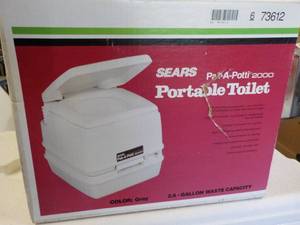 Sears Portable Toilet...