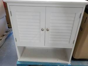 White Wall Cabinet 26 x 10 x 27...
