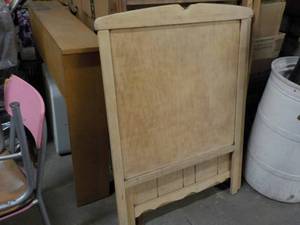 Wood Crib, Twin Head Board, Full Me...