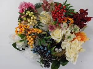 Wreath with Fruit and Flowers...