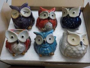 Owl Dcor, and Hanging Ceramic Pla...