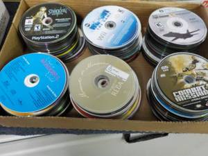 480 or so DVDs, CDs, Audio Books an...