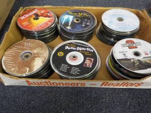 300 or so DVDs, CDs, Audio Books an...