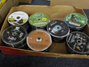 180 or so DVDs, CDS, Audio Books an...