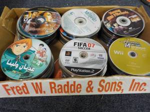 180 or so DVDs, CDS, Audio Books an...