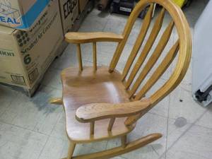 Childs Wood Rocking Chair...