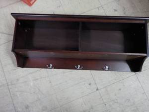Shelf with Hooks 34 x 14...