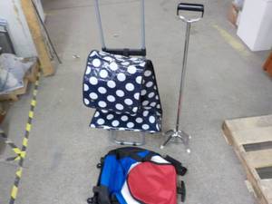 4 Leg Walker, Shopping Cart and Bag...