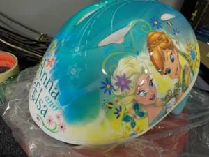 Anna and Elsa Girls Bike Helmet...