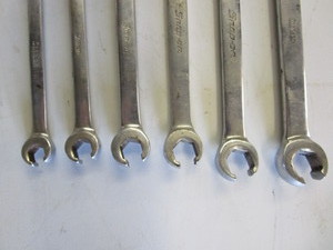 lot 39 image: Snap-on Std Line WrenchOpen End Wrench Set 38-1116