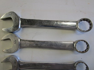 lot 42 image: Snap-on Std Short Wrenches 14-1316 (missing 38 & 716)