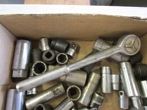 lot 51 image: Misc. 38 Drive Sockets & Ratchet