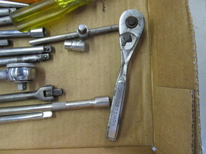 lot 52 image: Misc. 14 Drive Sockets, Extensions, Ratchets, Breaker Bars, Drivers