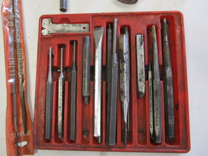 lot 61 image: Lot of Punches, Chisels, Files