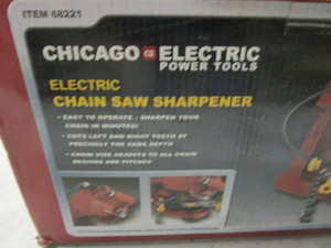 lot 113 image: Chainsaw Blade Sharpener