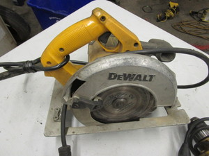 lot 138 image: DeWalt Circular Saw & Drill