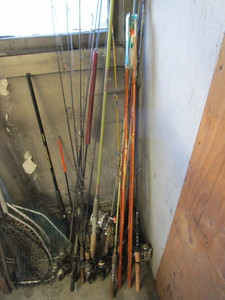 lot 238 image: Fishing Rods & Nets
