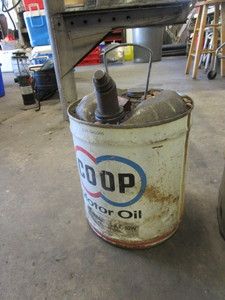 lot 242 image: Steel Oil Cans