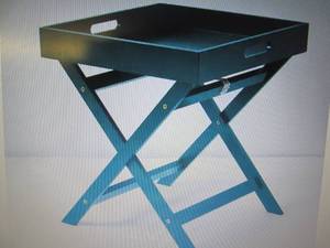 lot 1 image: Hudson Tray Table open box Retail $...