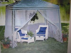 lot 59 image: Gazebo with Netting open box Retail...