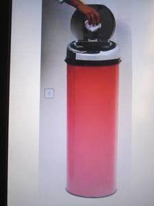 lot 86 image: Automatic-Opening Trash Bin open bo...