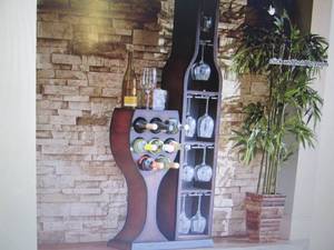 lot 151 image: Conversation Piece Wine Rack open b...
