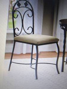 lot 159 image: Iris Dining Chairs open box Retail ...