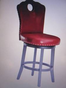 lot 160 image: Nailhead Stool open box Retail $149...