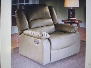 lot 162 image: Overstuffed Recliner open box Retai...