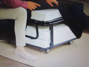 lot 164 image: Sleeper Ottoman open box, no cover ...