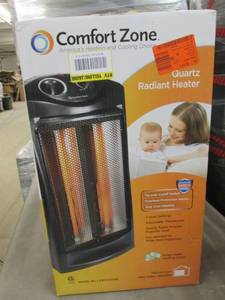 lot 172 image: Comfort Zone Quartz Radiant Heater ...