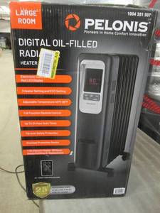lot 175 image: Pelonis 1,500-Watt Digital Electric...